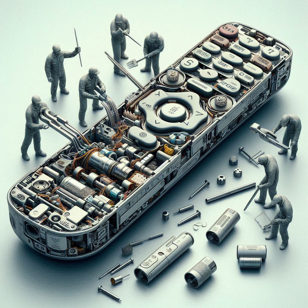 Control remoto en reparación